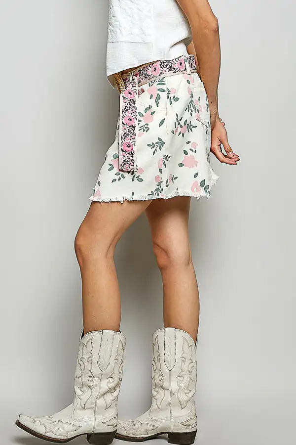 Floral Pocket Skirt