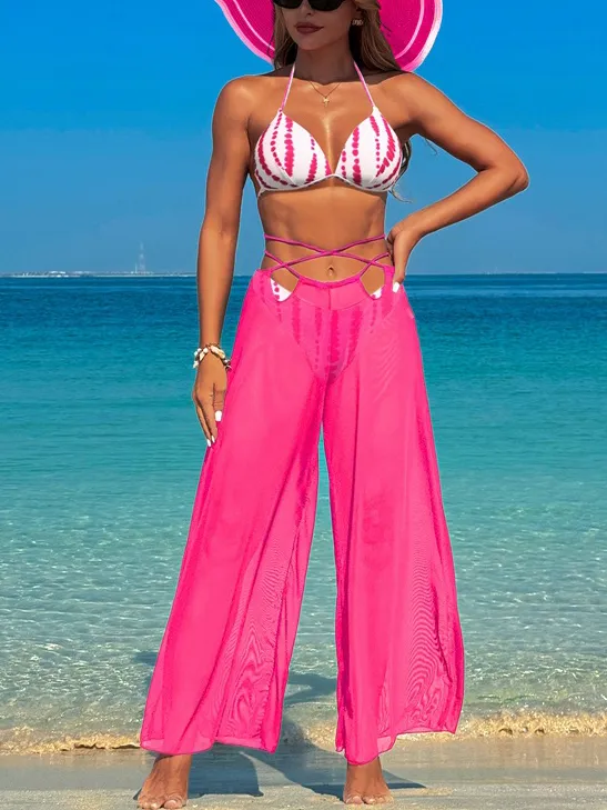 Flowing Pants Bikini Set