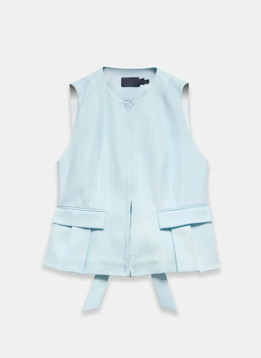 Casual StyleCrew Neck Waistcoat