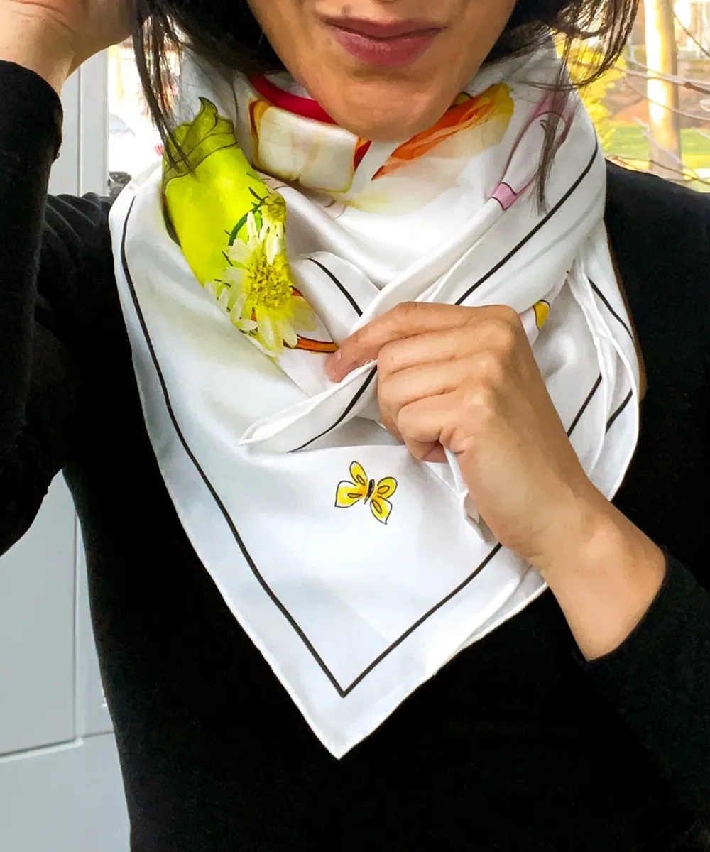 Multicolor Daily Art Graphic Square Scar