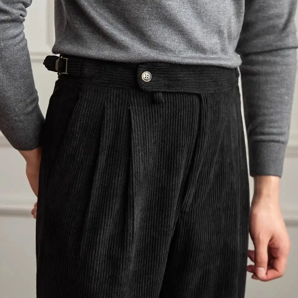 Men's Relaxed Corduroy Casual Trousers