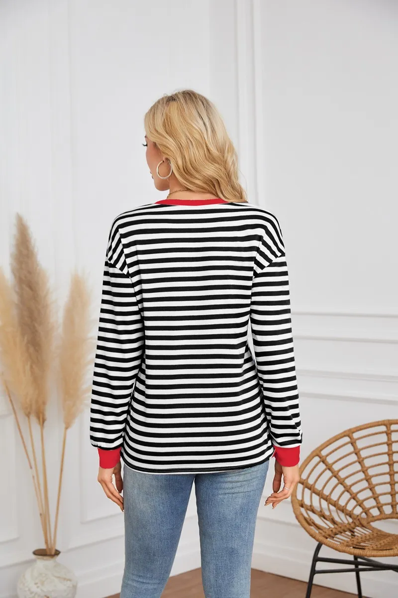 Essential Striped Long Sleeve Te