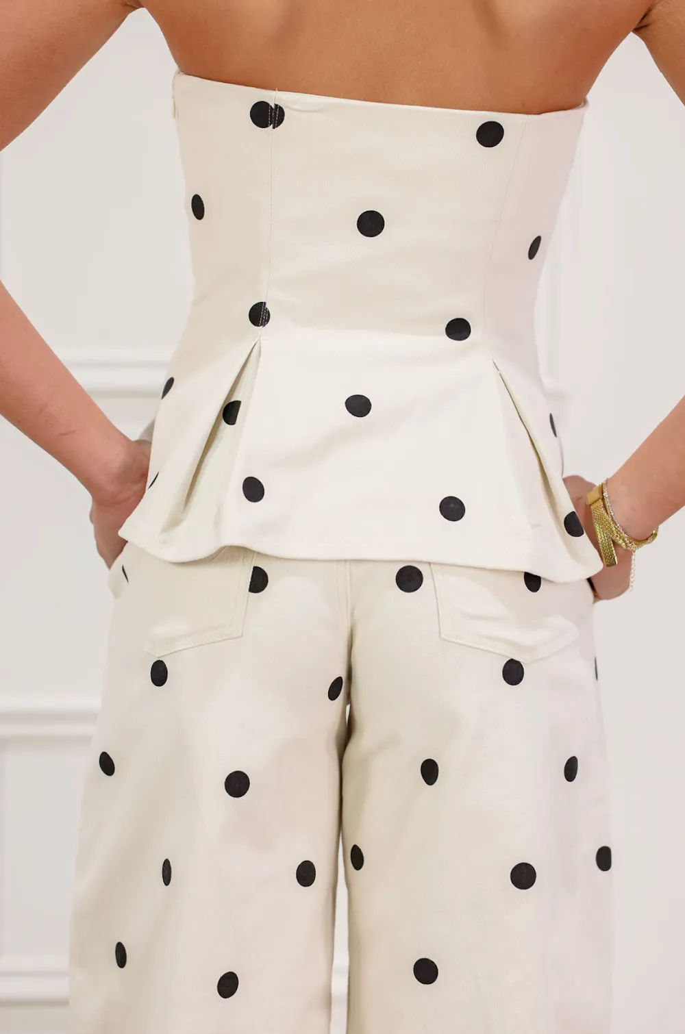 Easy Dot Pants Set