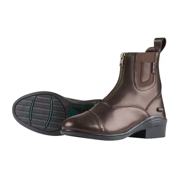 Refined Zip Leather Paddock Boots
