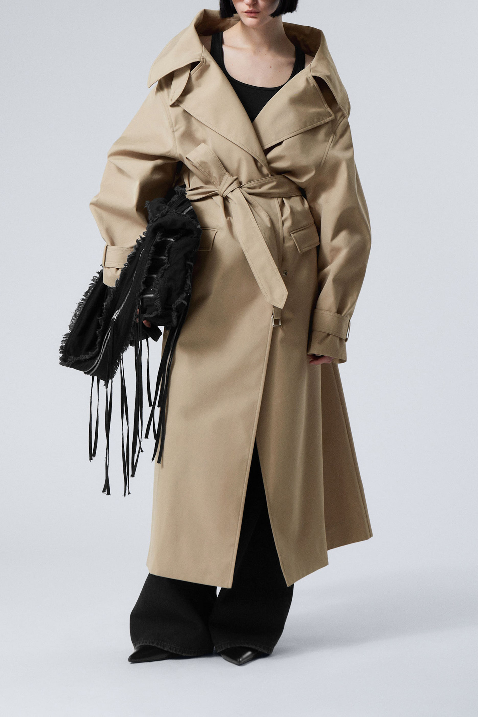 Oversized Button Up Coat
