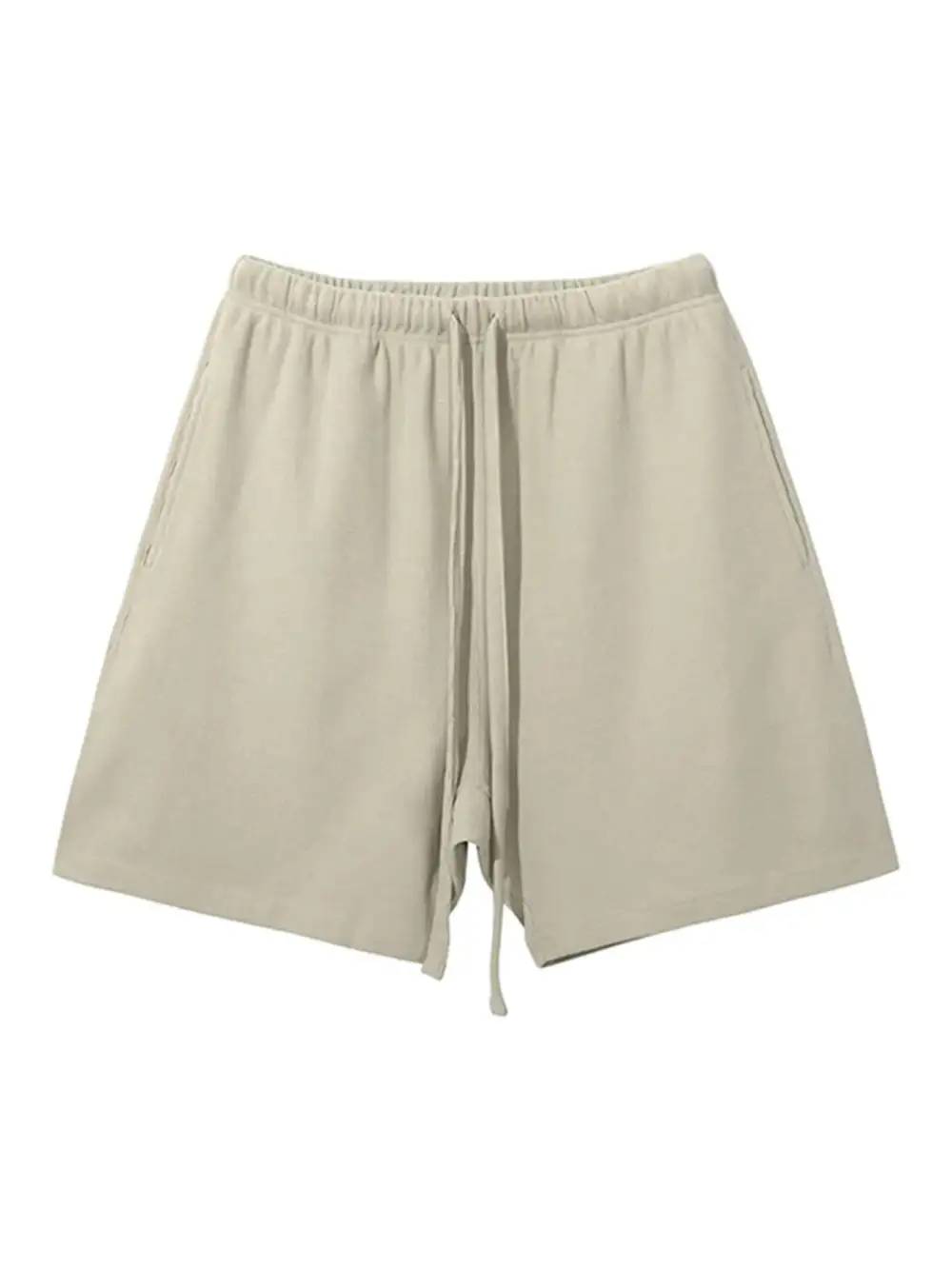 Utility Drawstring Cotton Blend Casual Shorts