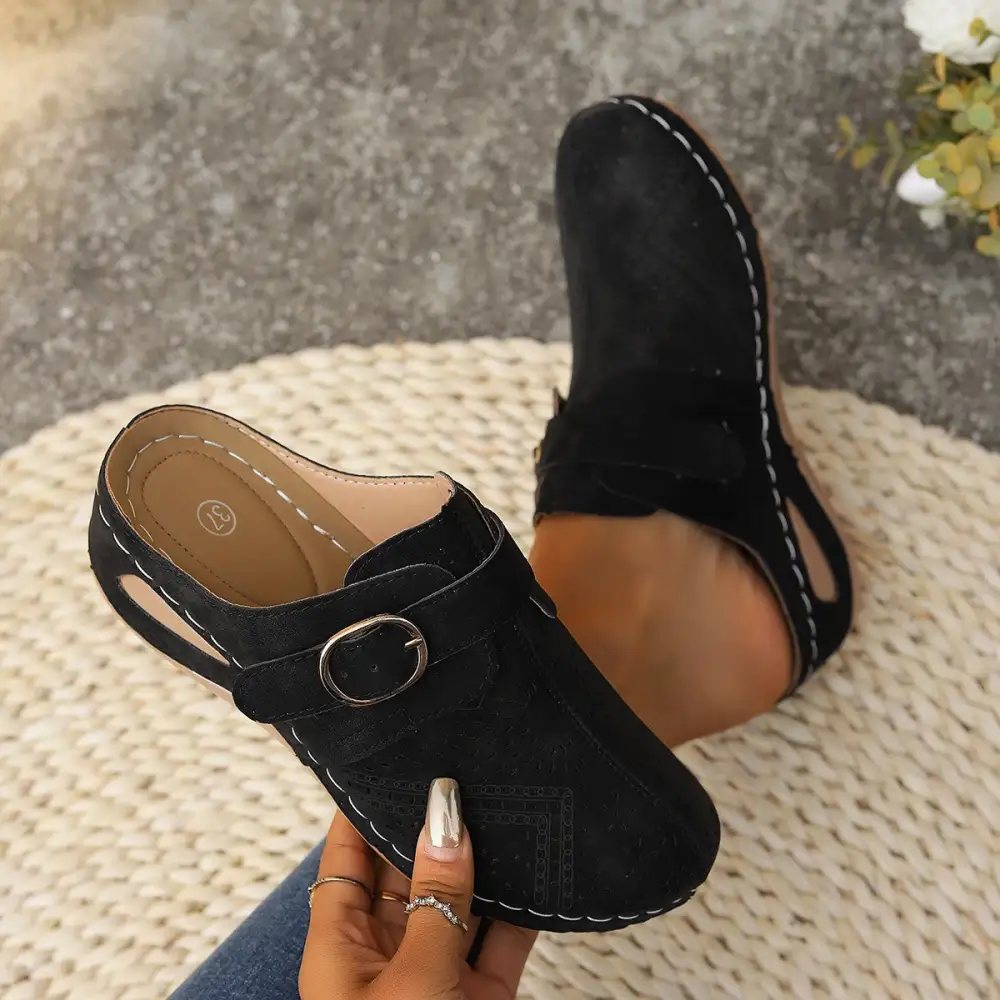 Wedge Round Toe Sandals