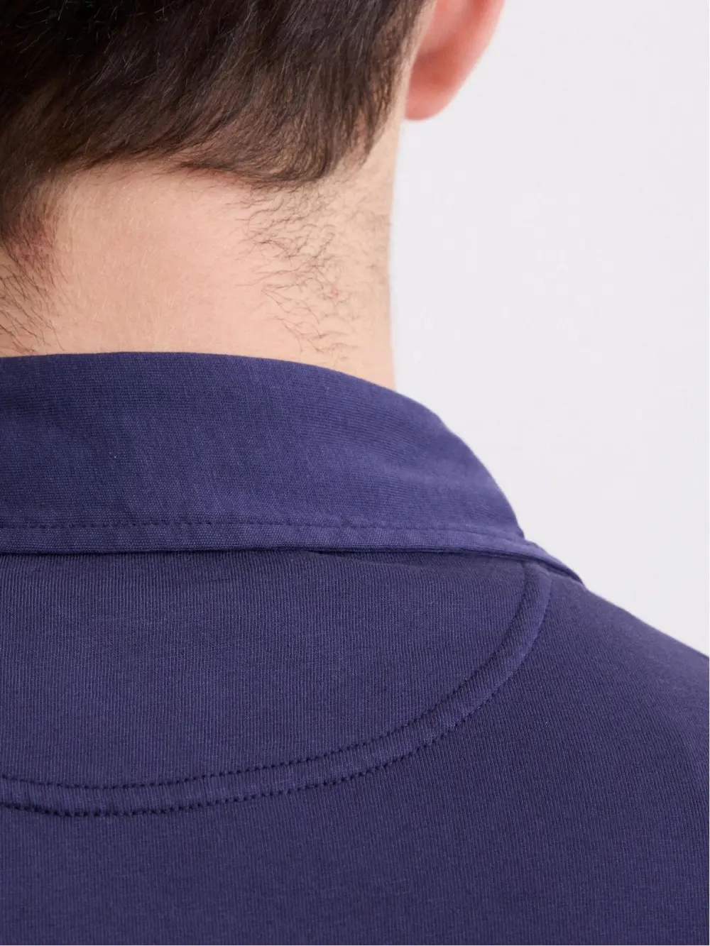 Casual Soft And Comfortable Simple Deep Blue Shirt