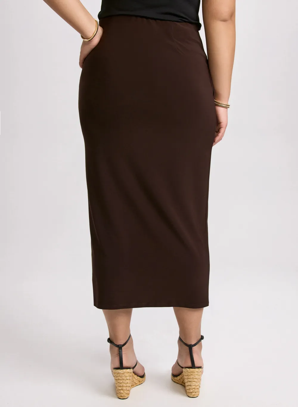 Knitted Pleated Skirt