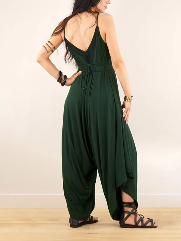 Loose And Reversible Strappy Jumpsuit