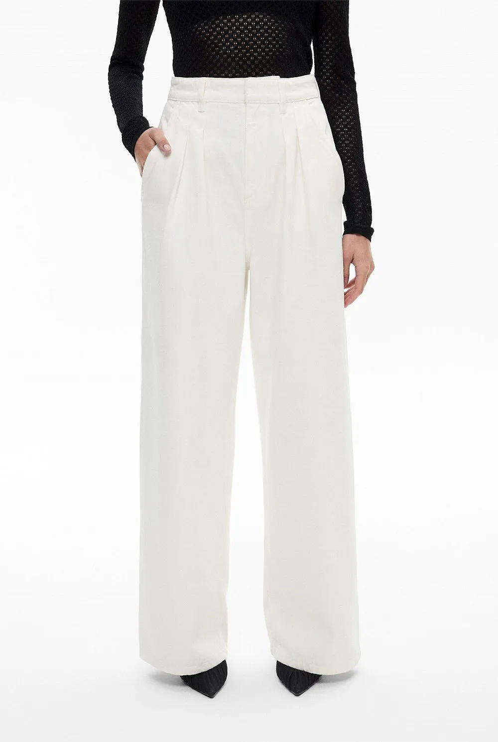 Custom-Made Pure White Jeans