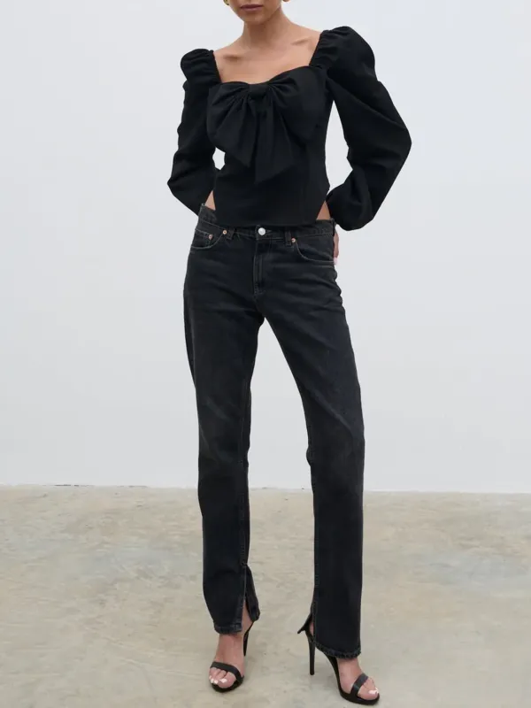 Exaggerated Bow Top