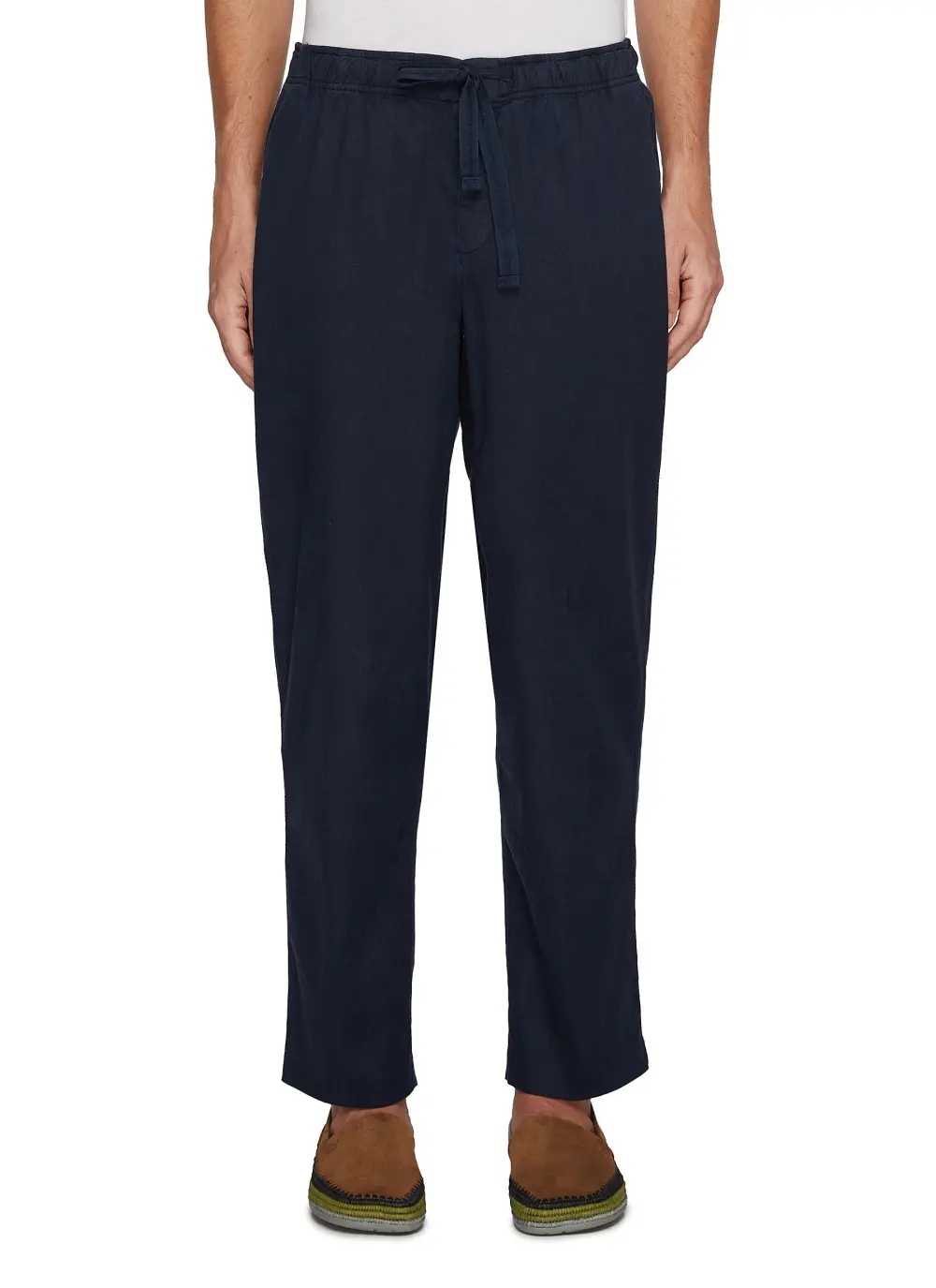 Daily Soft Straight Comfortable Dark Blue Pants