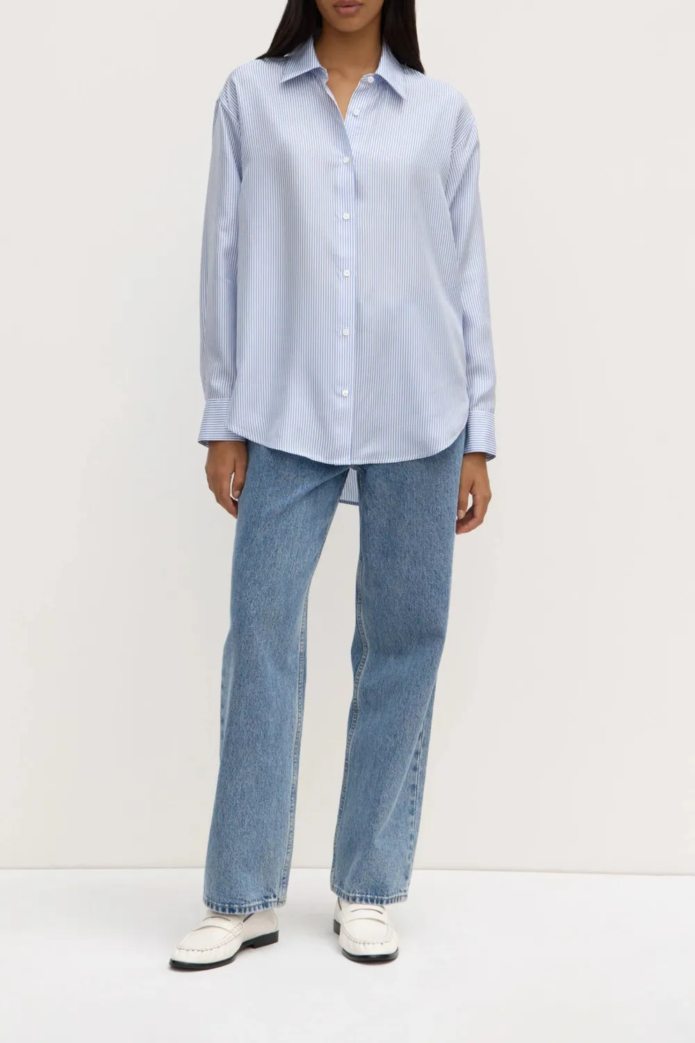 Long Sleeved Cotton Poplin Shirt