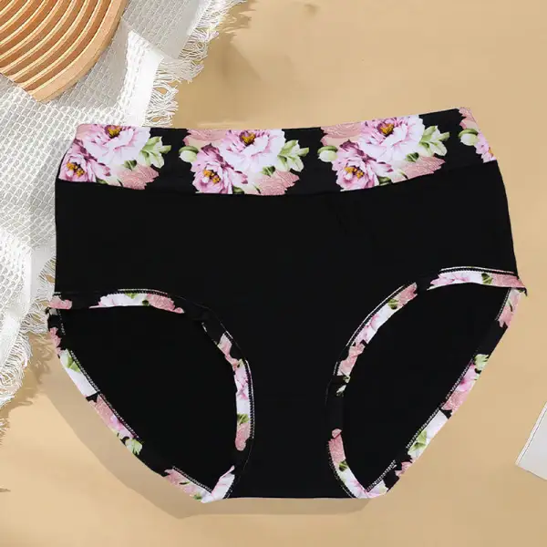 Plus Size Print Breathable Panty