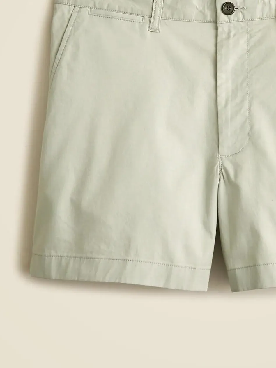 Beige Linen Blend Shorts