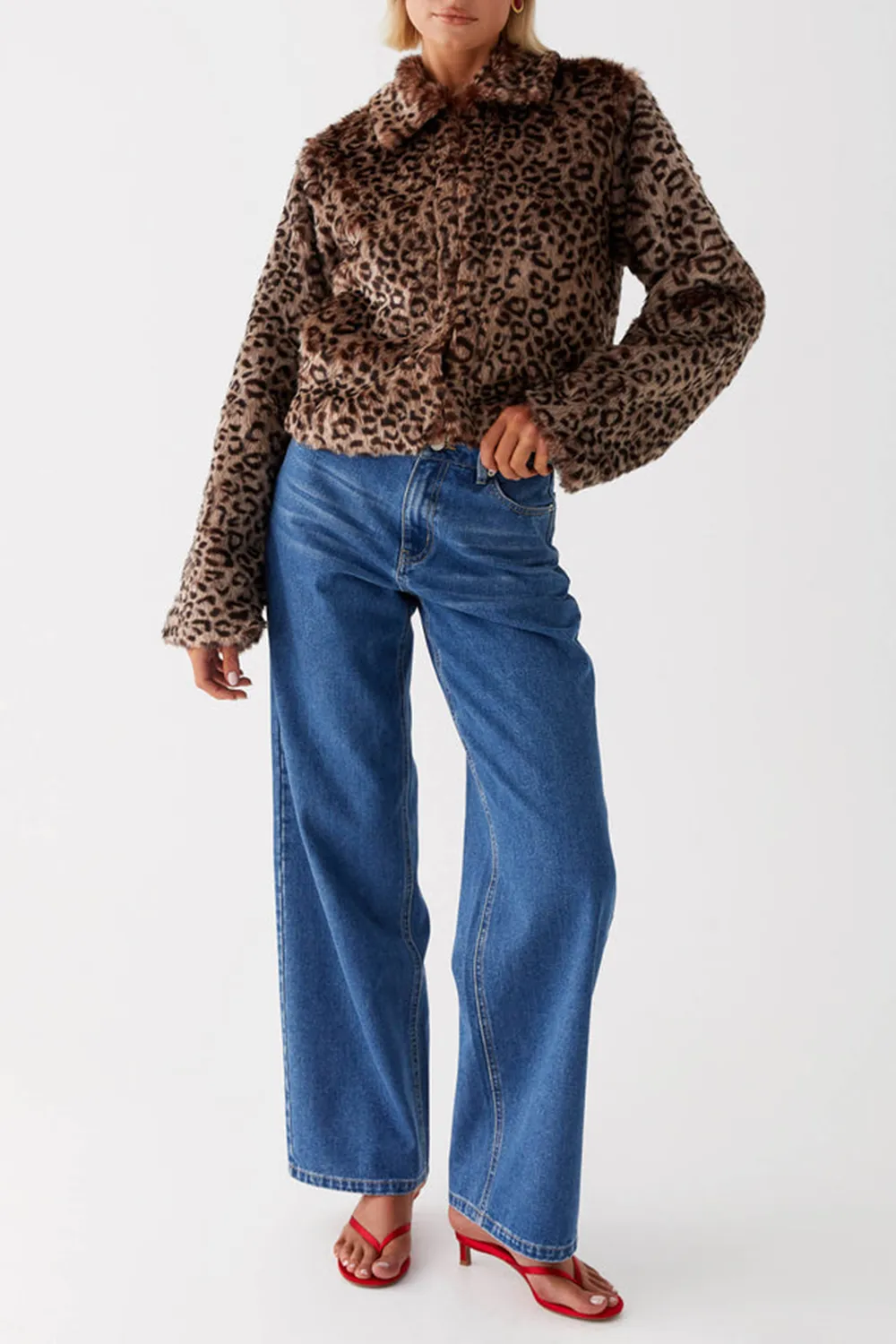 Fur Jacket - Leopard