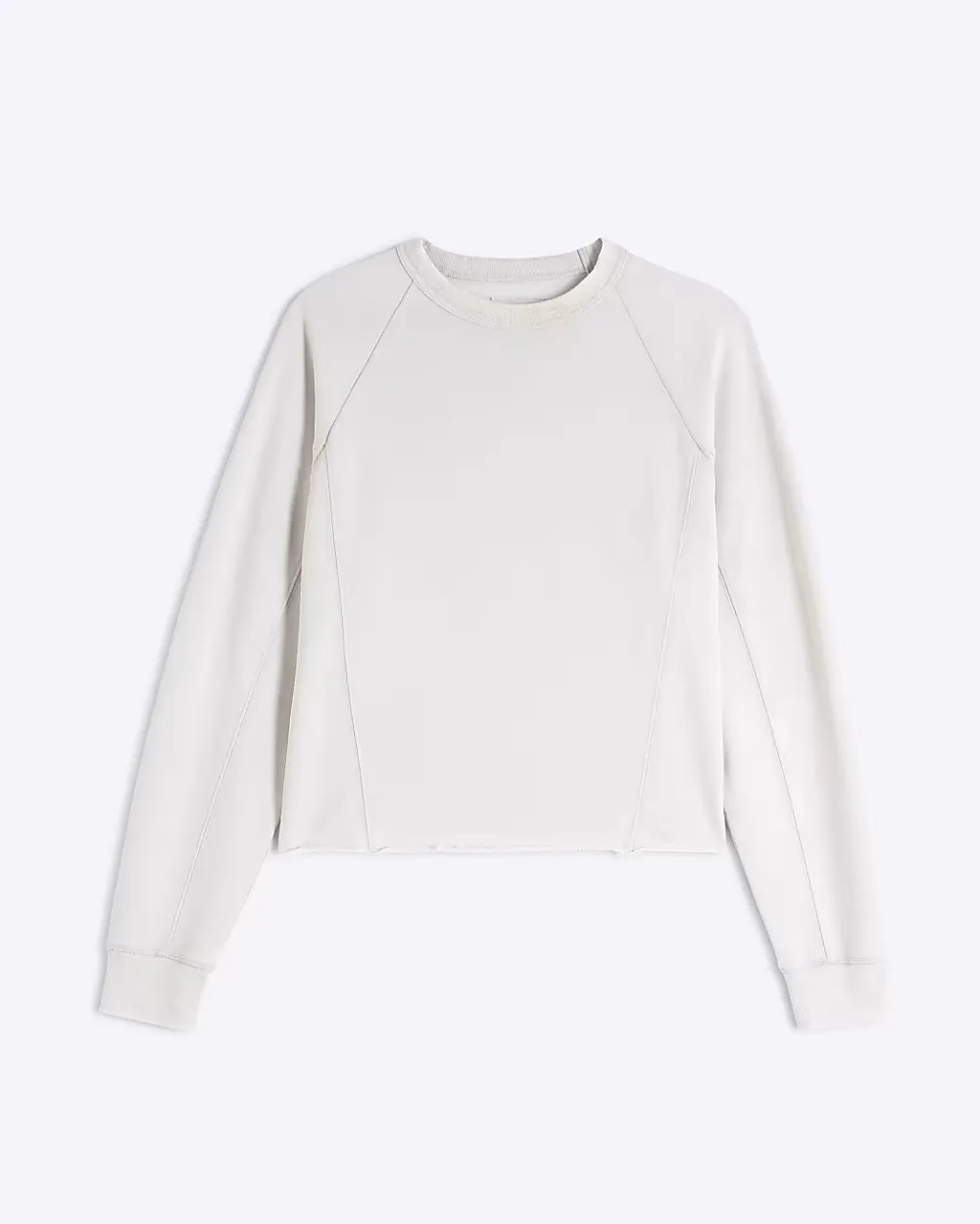 Skin-Friendly Cotton Raw-Edge Women's Sweatshirts