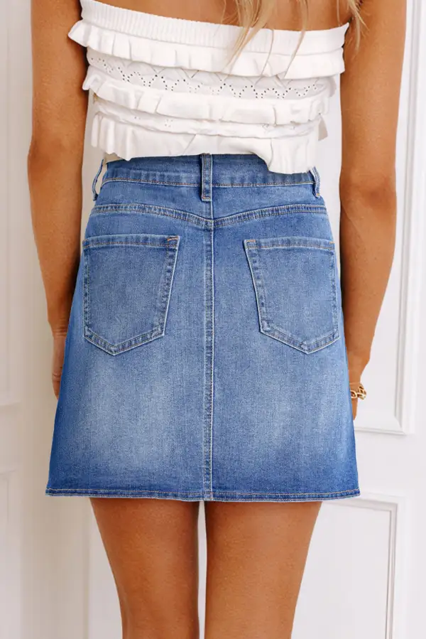 Wrap Mini Skirt