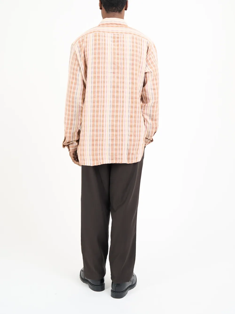 Multi Oversized Striped Cotton Shirt