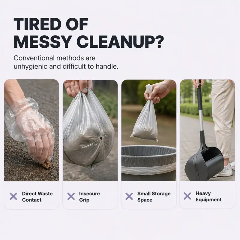 Portable Handheld Pet Poop Scooper