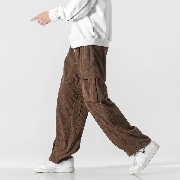 Men's Relaxed Corduroy Cargo Pants