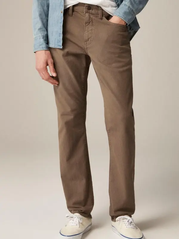 Brown Straight Leg Men's Jeans