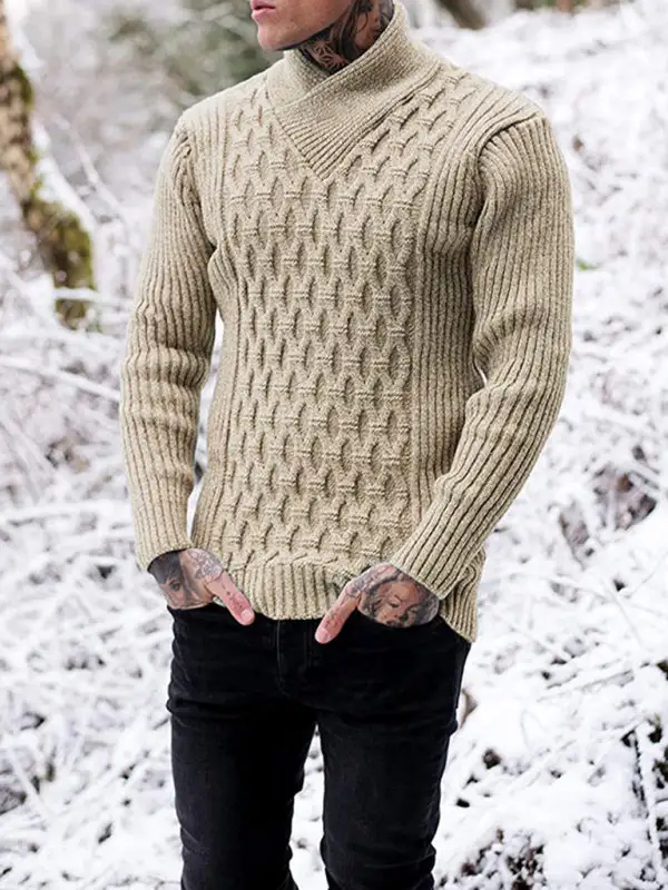 Knit Collared Sweater