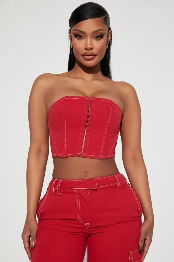 Jessie Pant Set - Red