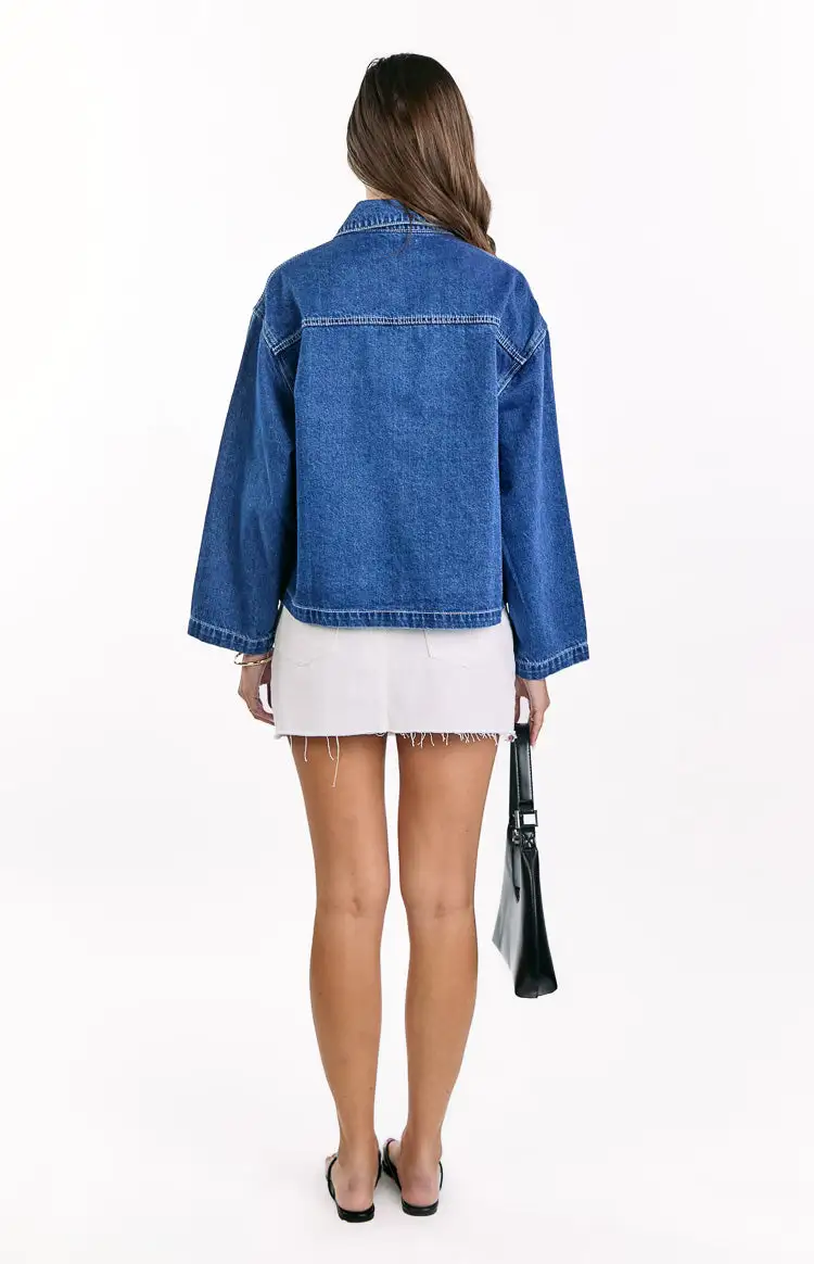 Contrast Mid Jacket