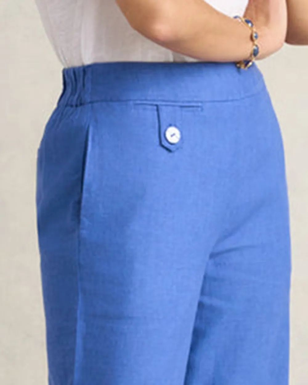 Pocket Detail Wide Leg Pant