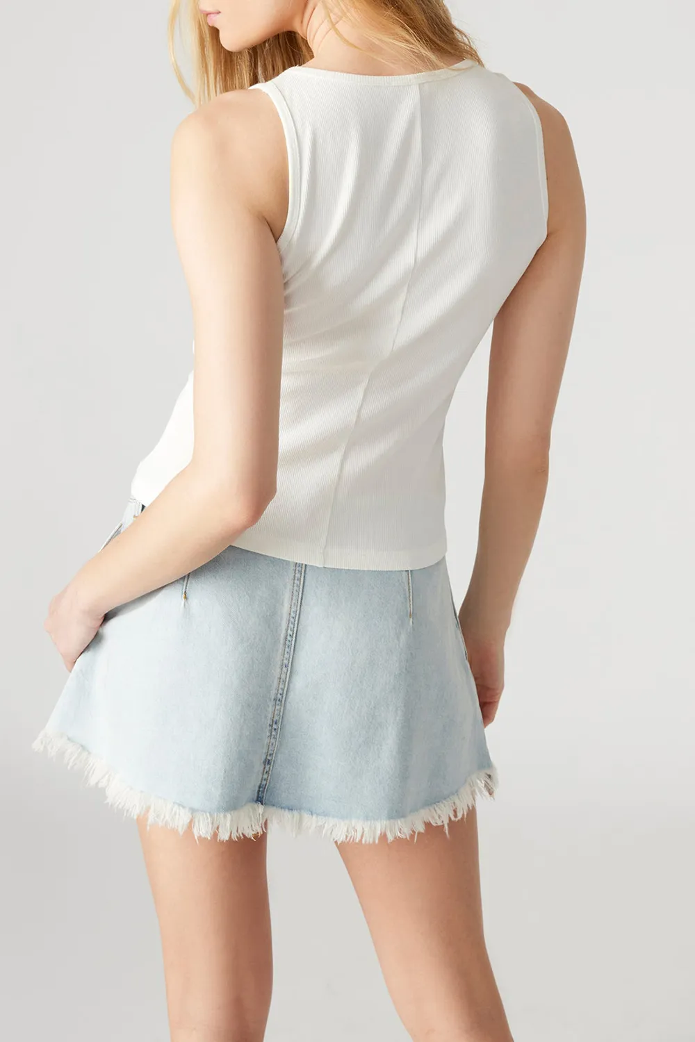 Sleeveless Top White