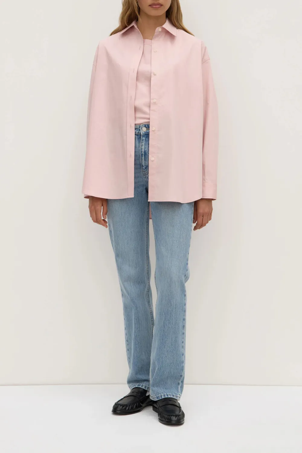 Long Sleeved Cotton Poplin Shirt