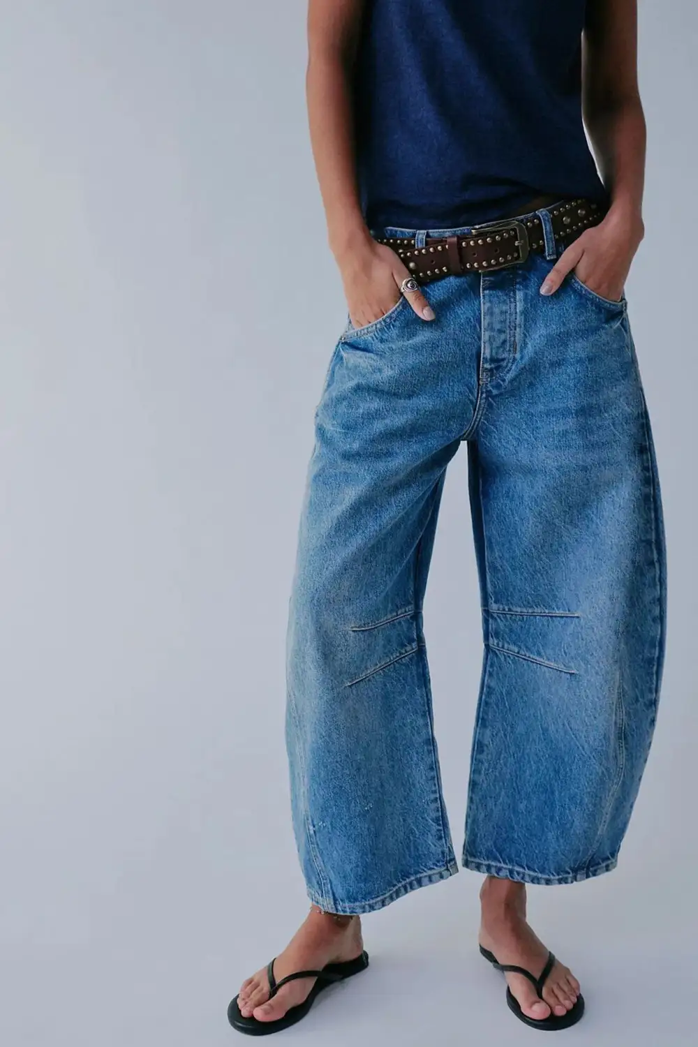 Balloon Leg Relaxed Jeans