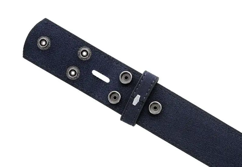 Stitched Suede Belt Strap