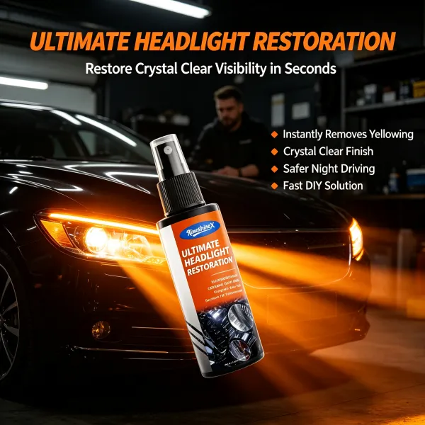 🔥Professional Headlight Restoration Spray Kit