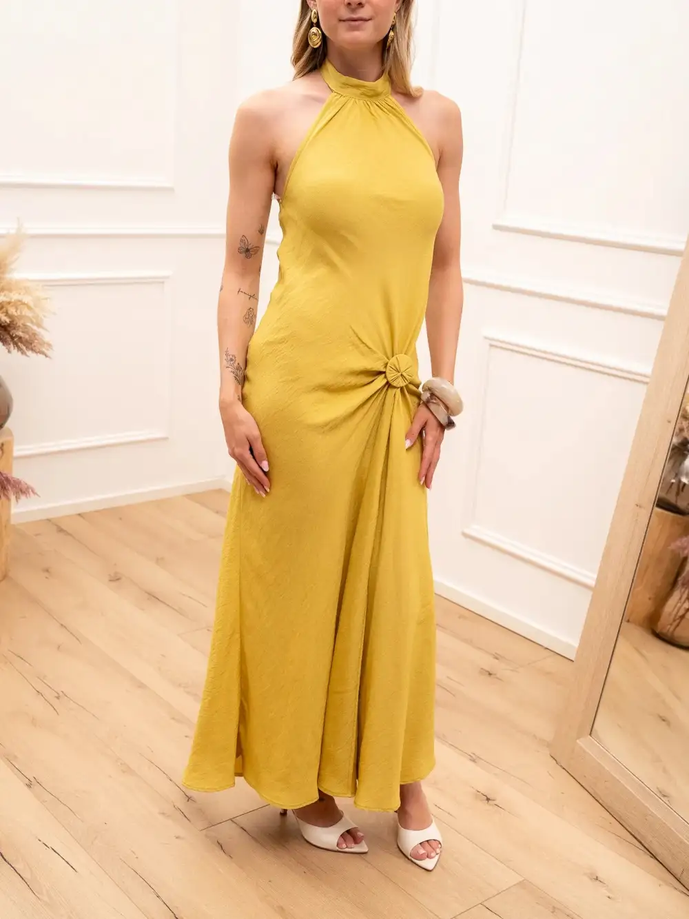 Mini Maxi Halter Dress
