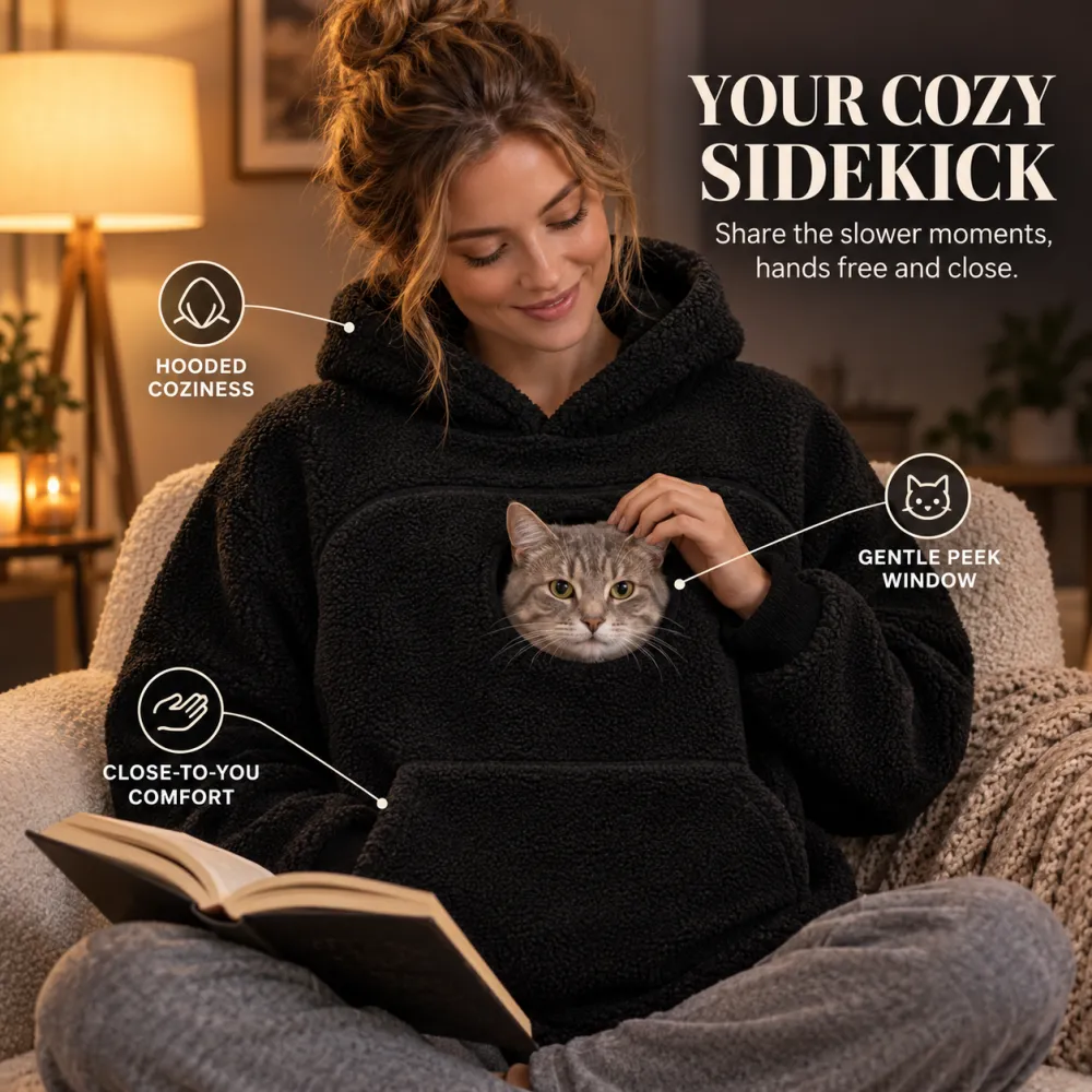Pet Carrier Hoodie, Warm, High Safety