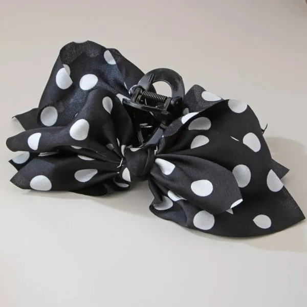 Polka Dot Hair Claw Clip