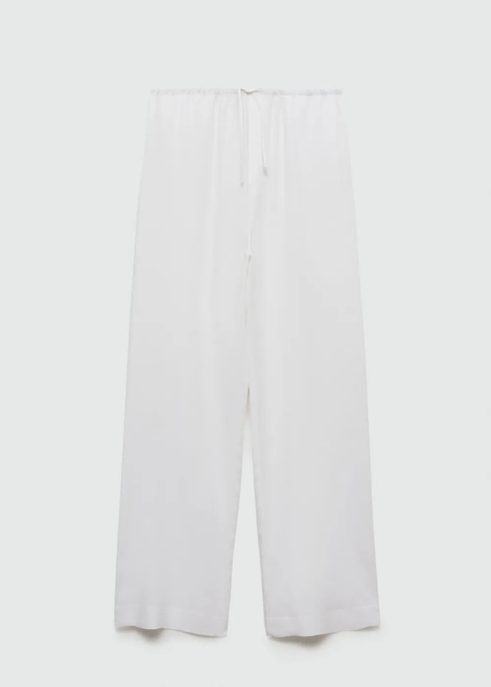 100% linen straight pants