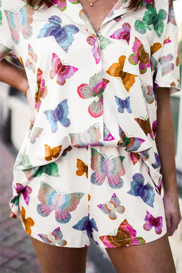 Printed Short Pajama Set