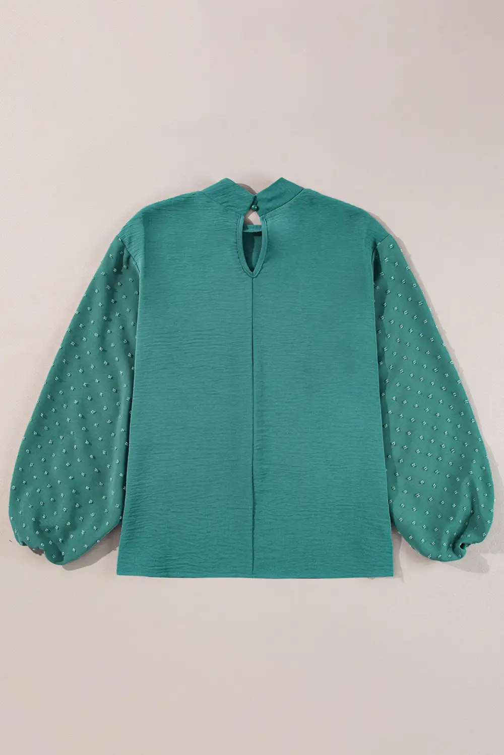 Relaxed Fit Swiss Dot Dot Print Blouse