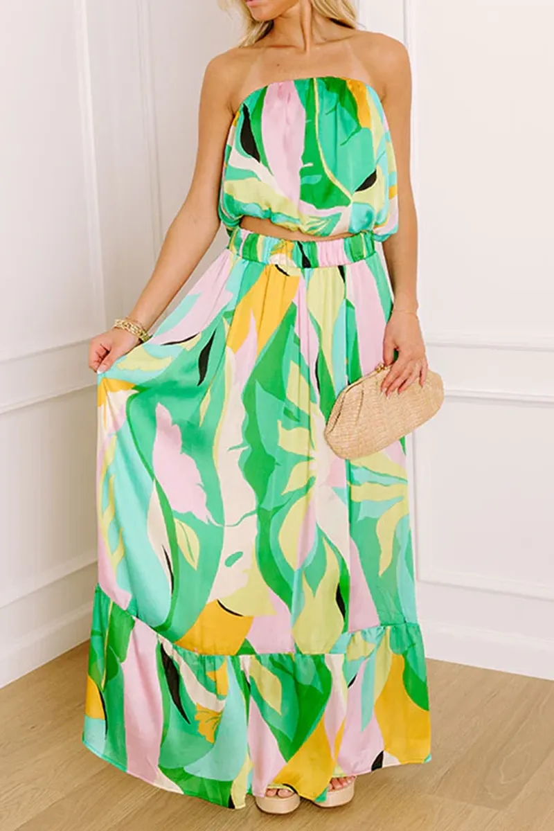Casual Ruffled Loose Women's Skirt