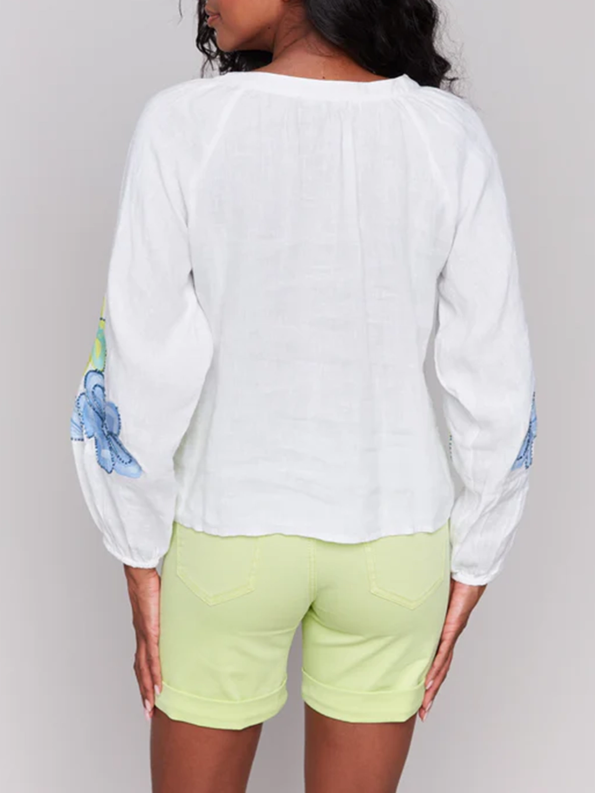 Drape Smooth Cotton Art Cut-Out Shirt