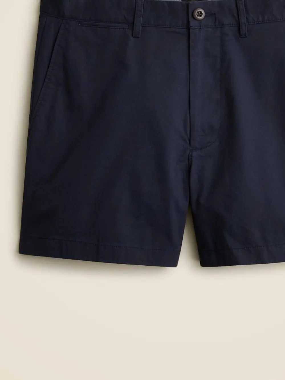 Dark Navy Blue Straight Leg Men's Shorts