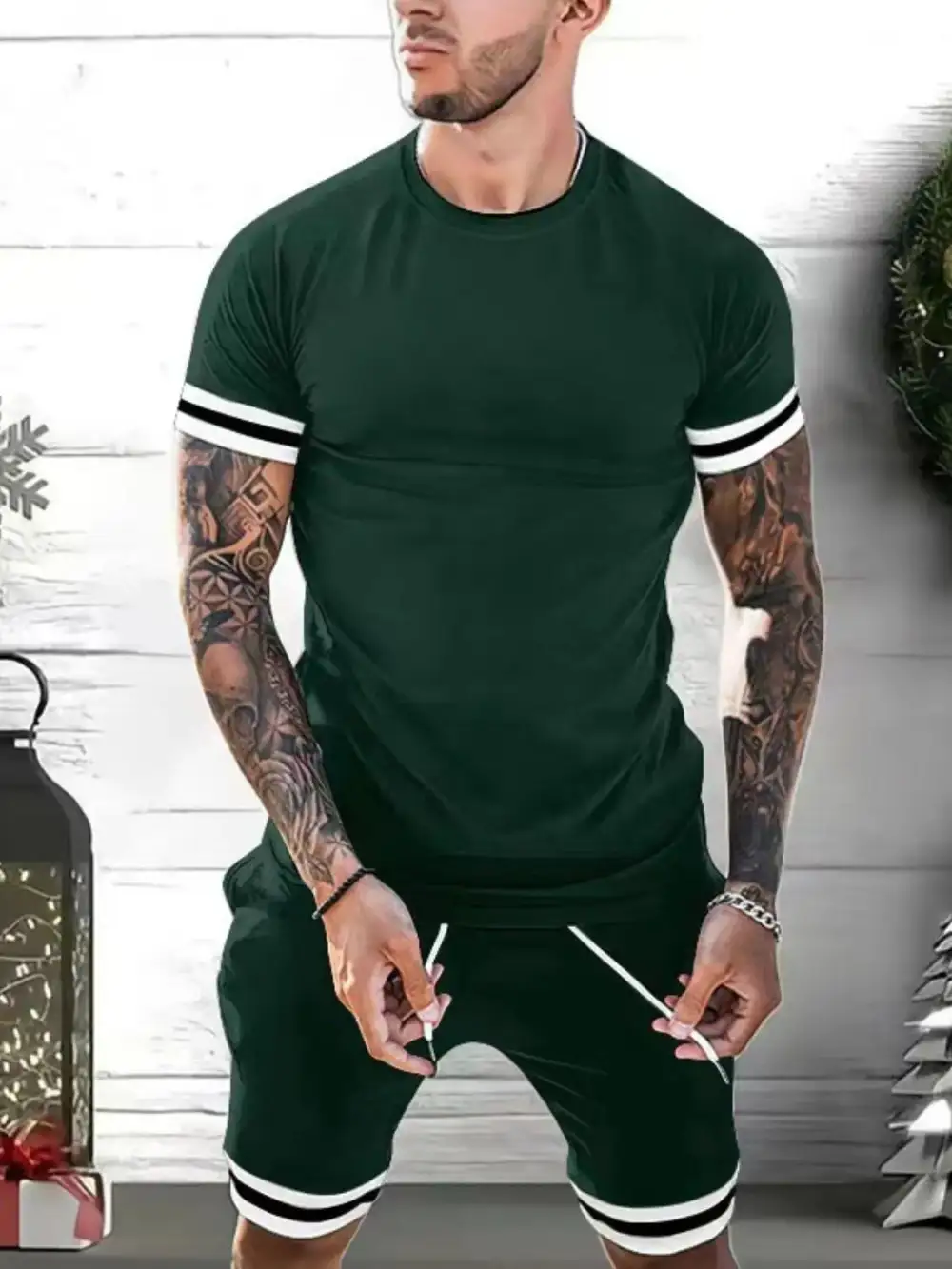 Travel Cotton Blend Casual Set