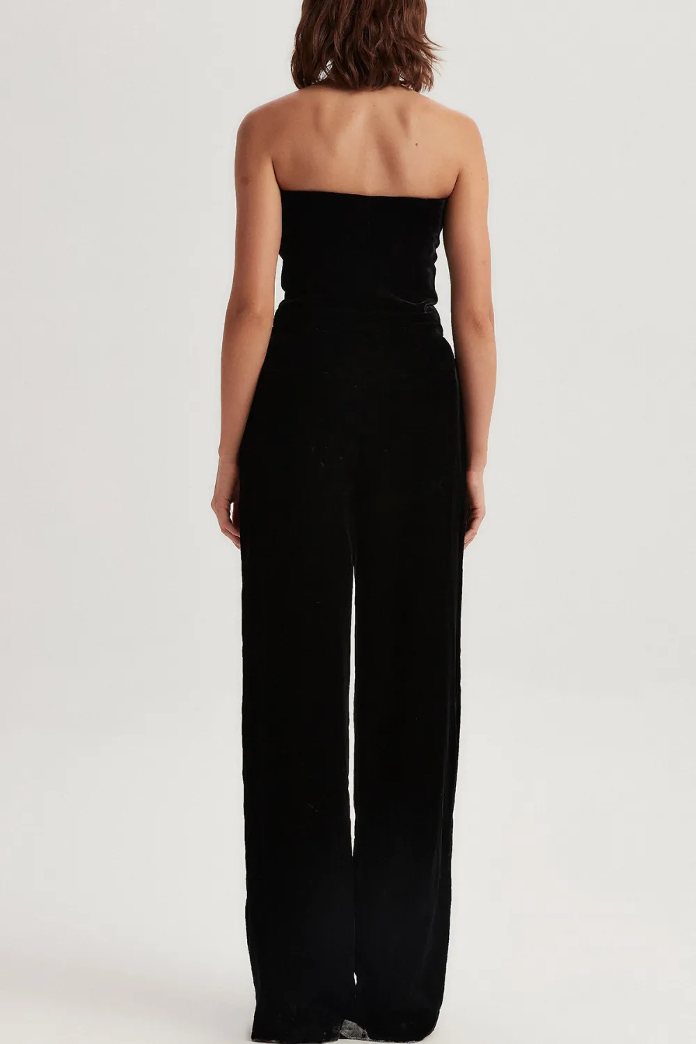 Strapless Jumpsuit-Black