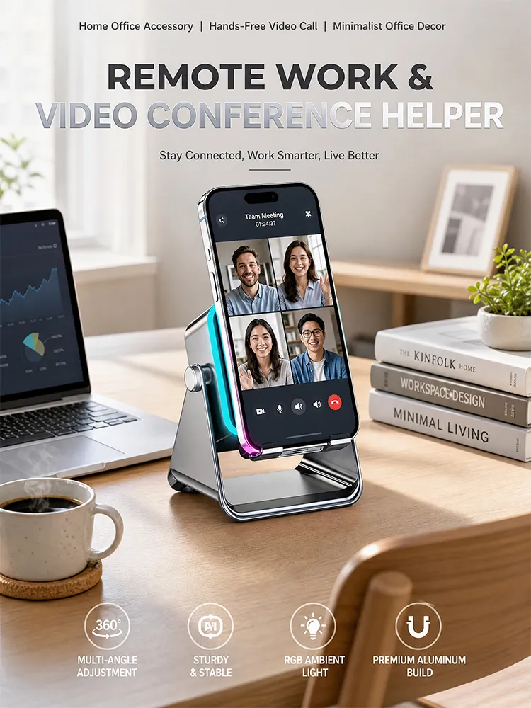 4-in-1 Wireless Induction Bluetooth Speaker Stand