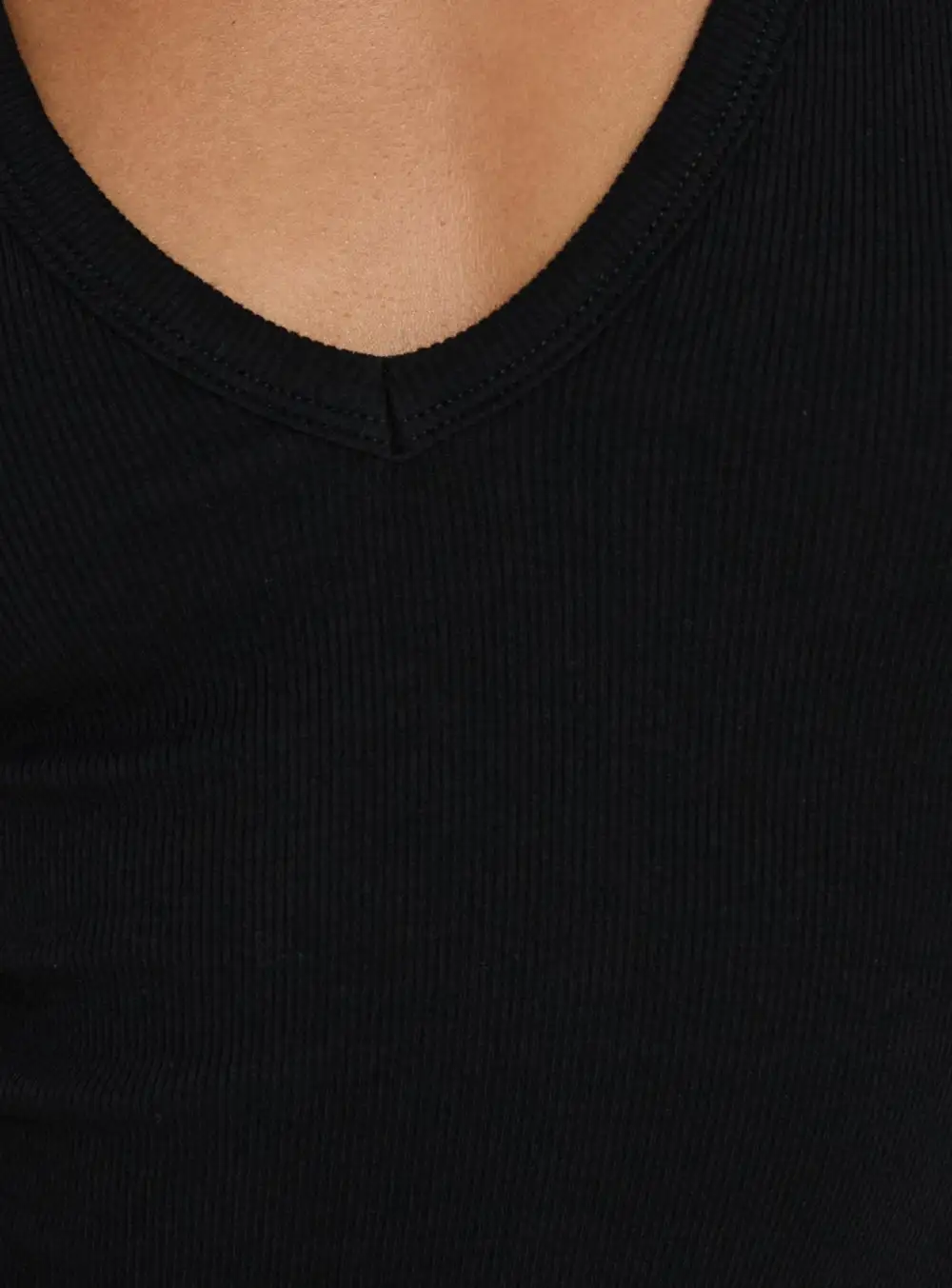 Soft V Neck Ribbed Tank Top