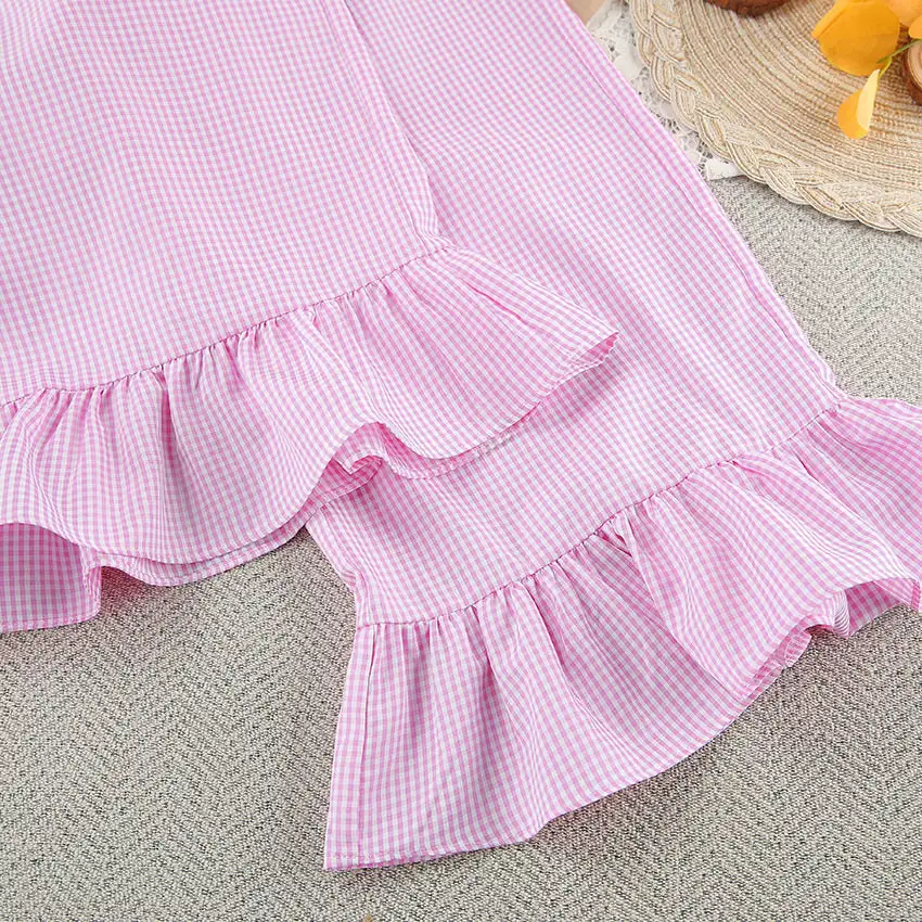 Pajama Plaid Long Sleeve Set